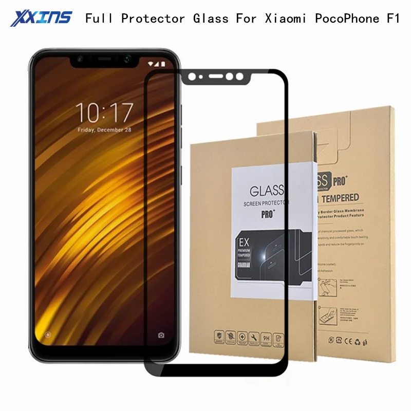 

Tempered GLASS For Global Version Xiaomi POCOPHONE F1 POCO F1 6GB 64GB Snapdragon 845 Full Screen Cover Protective Film