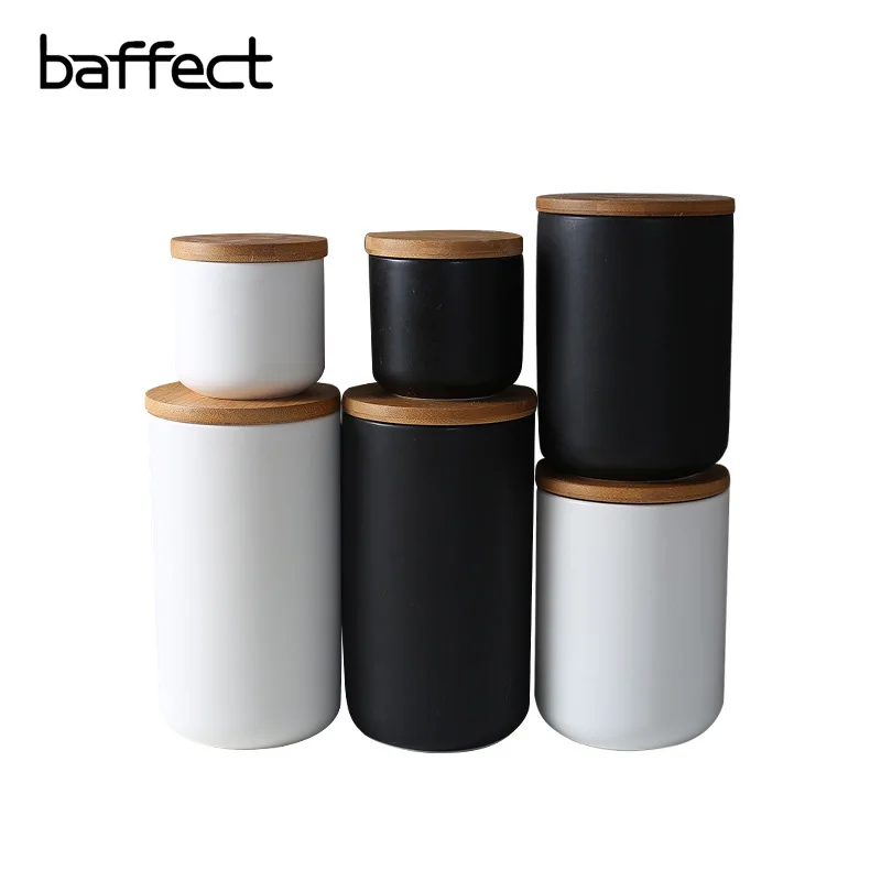 Baffect Kitchen Containers Storage Jars for Cereals Sugar Candy Ceramic Container with Bamboo Lid Coffee Beans Sealed Container
Baffect Kitchen Containers Storage Jars for Cereals Sugar Candy Ceramic Container with Bamboo Lid Coffee Beans Sealed Container