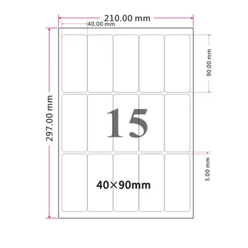 300Pcs/Lot 4*9cm Blank Self-Adhesive Sticker A4 Print Paper Round Corner Square Label Printing Sheet For Laser Inkjet Printer
300Pcs/Lot 4*9cm Blank Self-Adhesive Sticker A4 Print Paper Round Corner Square Label Printing Sheet For Laser Inkjet Printer