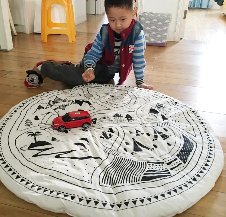 Cotton Kids Game Mats Baby Crawling Blanket Round Play Mat Children Play Rug Racing Games Carpet Infant Room Toys Play Carpet
Cotton Kids Game Mats Baby Crawling Blanket Round Play Mat Children Play Rug Racing Games Carpet Infant Room Toys Play Carpet