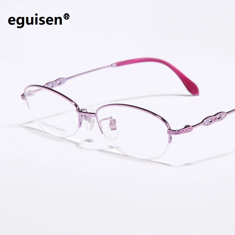 Width-138 Super light pure titanium halfrim myopia eyeglasses frames beautiful women famle oculos prescription glasses eyewear
Width-138 Super light pure titanium halfrim myopia eyeglasses frames beautiful women famle oculos prescription glasses eyewear