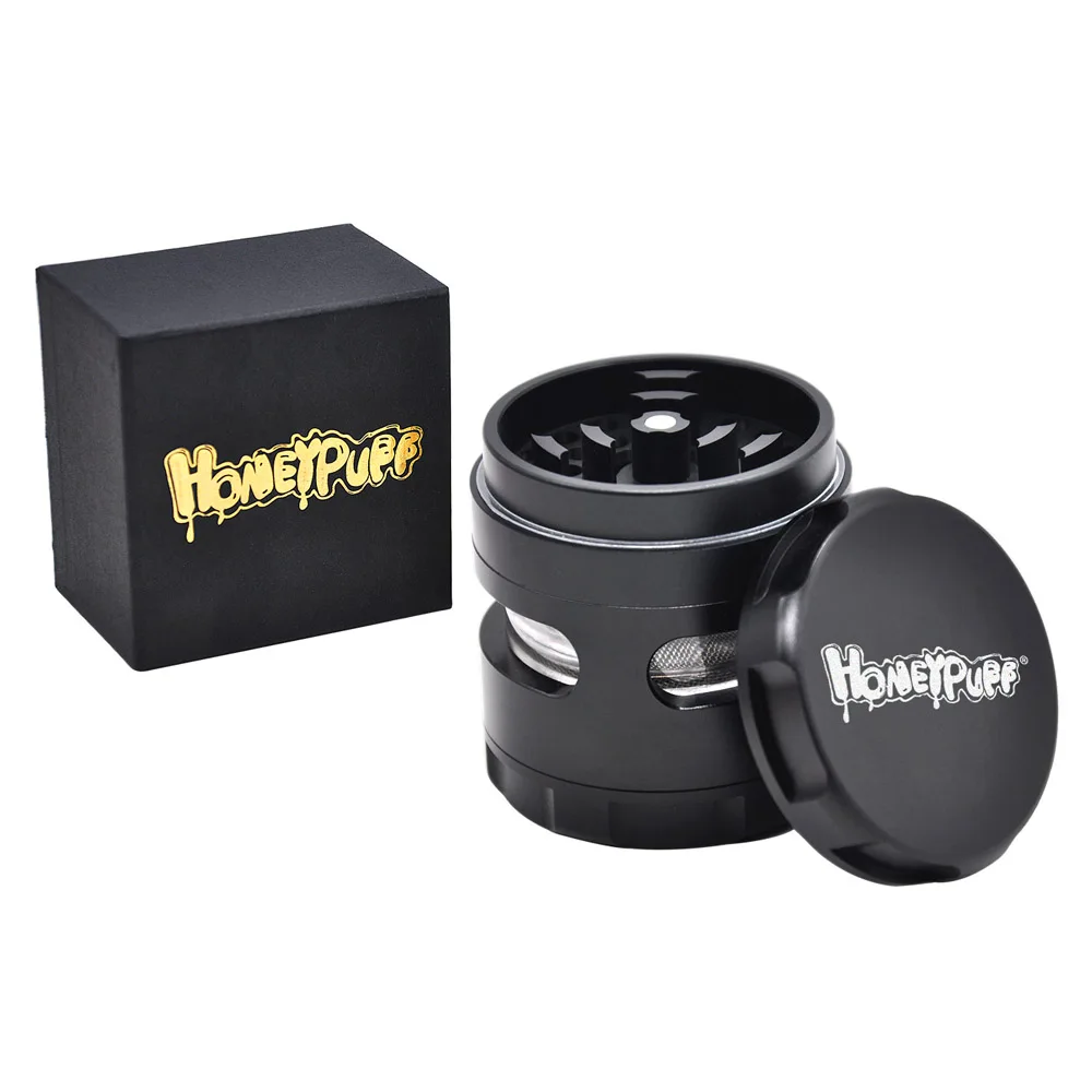 HONEYPUFF Aircraft Aluminum Herb Grinder 61 MM 5 Layers Herbal Grinder Tobacco Crusher Spice Crank Separated Window Hand Miller
HONEYPUFF Aircraft Aluminum Herb Grinder 61 MM 5 Layers Herbal Grinder Tobacco Crusher Spice Crank Separated Window Hand Miller