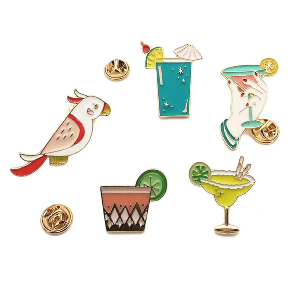 1 PCS Summer Style Lemon Cup Series Badge Parrot Beach Cup Brooch Metal Badges Decoration Brooches
1 PCS Summer Style Lemon Cup Series Badge Parrot Beach Cup Brooch Metal Badges Decoration Brooches