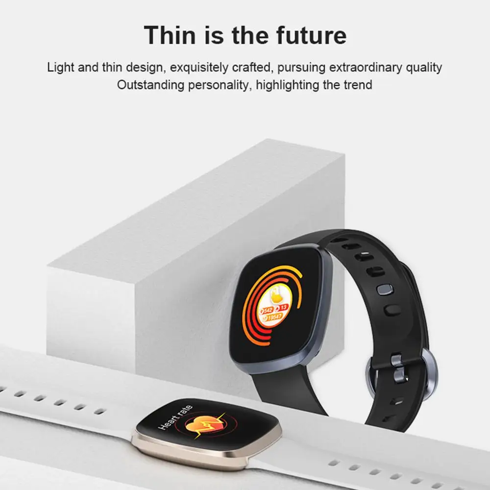 GT103 Smart Watch Heart Rate Monitor Fitness Tracker Control Music Sport Watch Full screen touch for IO Android
GT103 Smart Watch Heart Rate Monitor Fitness Tracker Control Music Sport Watch Full screen touch for IO Android