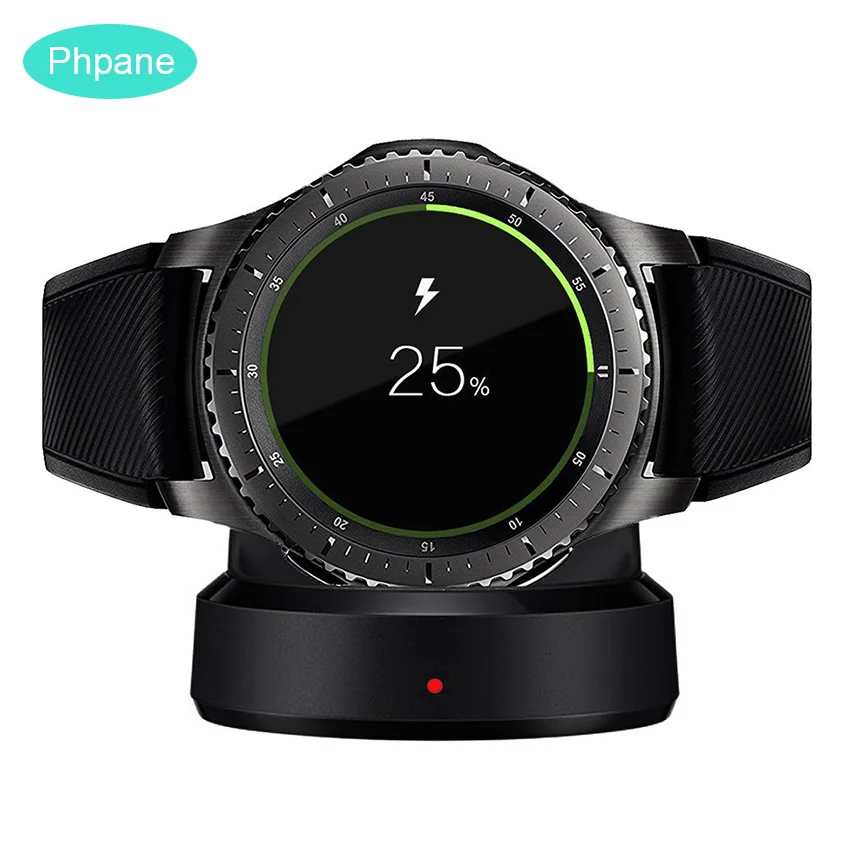 

Magnetic Charging Smart Watch Charger Chargeur Docking Station For Samsung Galaxy Gear S3 Gear Fit2 Pro Wireless Charger Dock