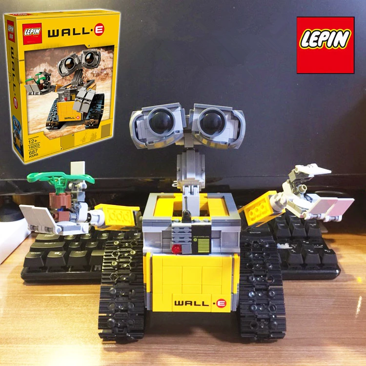 LEPIN 16003(687pcs) ideas Robot WALL E Movie PIXAR Action Figures Assemble Model Building Blocks minifig Kids Toys Gifts LEPIN 16003(687pcs) ideas Robot WALL E Movie PIXAR Action Figures Assemble Model Building Blocks minifig Kids Toys Gifts<br><br>Aliexpress