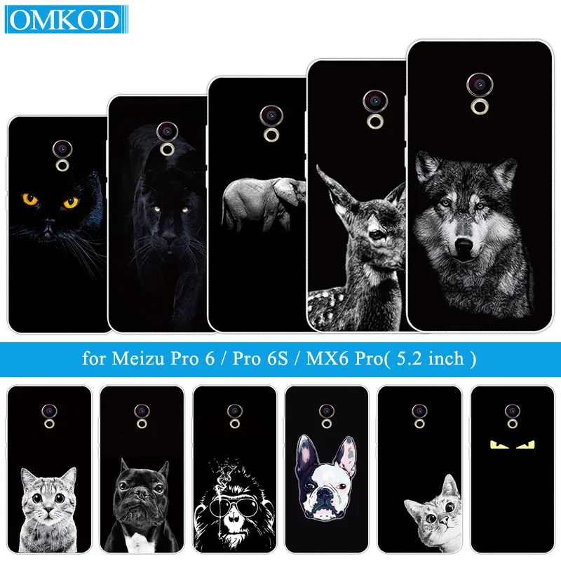 5 2 дюймовый чехол для Meizu Pro 6 Gloomy Mx6 прозрачный мягкий из ТПУ силиконовый Pro6 s чехлы