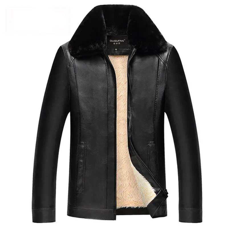2019 Brand New Men's Leather Jacket PU Coats Mens Brand Clothing Thermal Outerwear Winter Fur Male Fleece Leather Down Jackets
2019 Brand New Men's Leather Jacket PU Coats Mens Brand Clothing Thermal Outerwear Winter Fur Male Fleece Leather Down Jackets