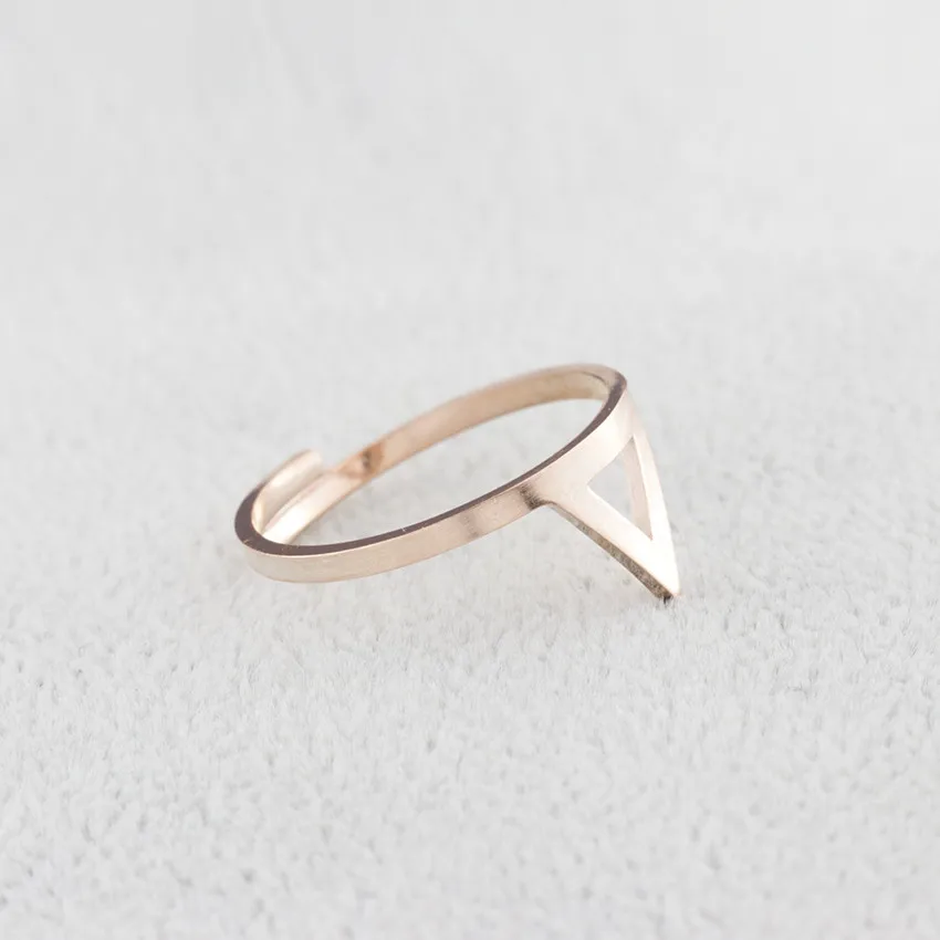 Minimalist Triangle Midi Rings brixini.com - Minimalist Triangle Midi Rings