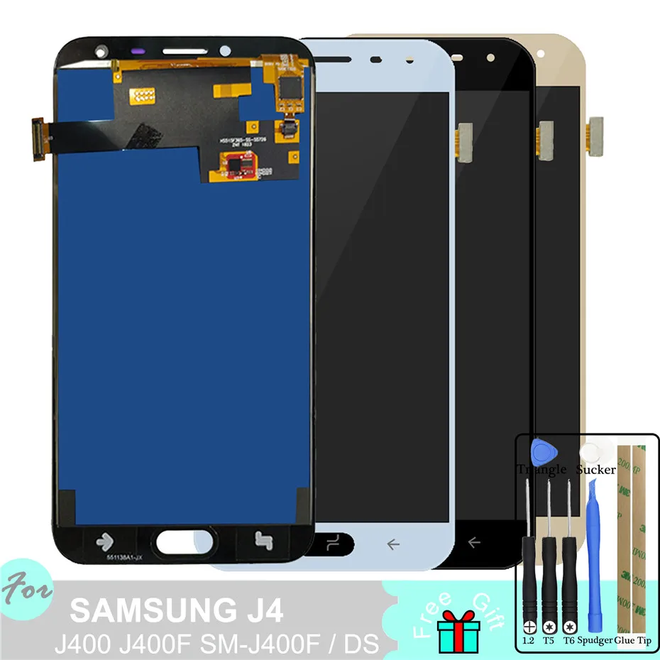 Adjust Backlight TFT LCD For Samsung Galaxy J4 J400 J400F SM-J400F / DS Touch Screen Digitizer Assembly
Adjust Backlight TFT LCD For Samsung Galaxy J4 J400 J400F SM-J400F / DS Touch Screen Digitizer Assembly