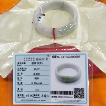 Zheru Jewelry Pure Natural Jadeite Bracelet Noble Light Green 54-62mm Female Gift A Class A National Certificate
Zheru Jewelry Pure Natural Jadeite Bracelet Noble Light Green 54-62mm Female Gift A Class A National Certificate