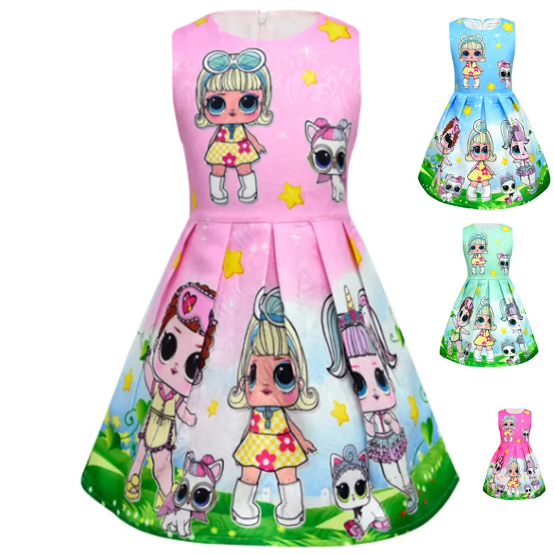 Summer Sleeveless Big Eyes Surprise Doll Print Skirt Halloween Role Playing Game Costume
Summer Sleeveless Big Eyes Surprise Doll Print Skirt Halloween Role Playing Game Costume