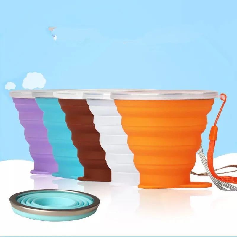 Outdoor Tableware New Portable Silicone Travel Retractable Folding Water Cup Travel Camping Telescopic Collapsible Soft Cup
Outdoor Tableware New Portable Silicone Travel Retractable Folding Water Cup Travel Camping Telescopic Collapsible Soft Cup