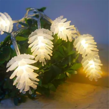 7.5M 50LED White Pinecone Copper Wire Lights Indoor Garland Xmas Tree Fairy Light Cedar String Light Home Wedding Garden Decor
7.5M 50LED White Pinecone Copper Wire Lights Indoor Garland Xmas Tree Fairy Light Cedar String Light Home Wedding Garden Decor