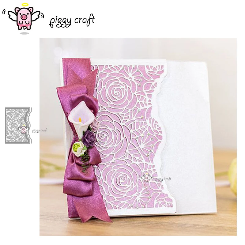 Piggy Craft metal cutting dies cut die mold Dual-use Rose flower frame Scrapbook paper craft knife mould blade punch stencils
Piggy Craft metal cutting dies cut die mold Dual-use Rose flower frame Scrapbook paper craft knife mould blade punch stencils