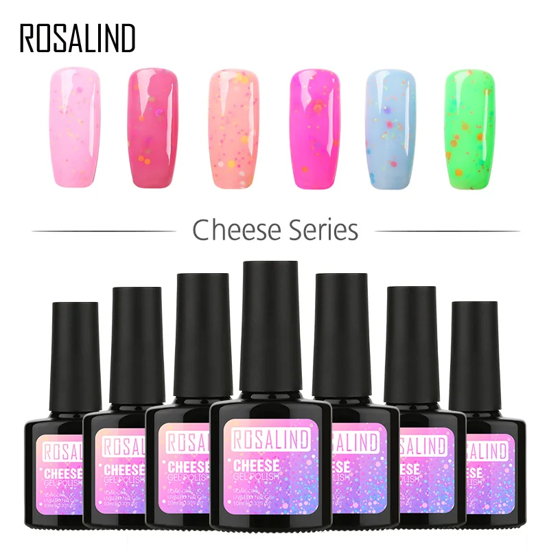ROSALIND Gel 1S 10ml Colorful Cheese Series UV LED Gel Nail Polish Set For Manicure Nail Art Gel Lacquer Primer Tops Permanent
ROSALIND Gel 1S 10ml Colorful Cheese Series UV LED Gel Nail Polish Set For Manicure Nail Art Gel Lacquer Primer Tops Permanent