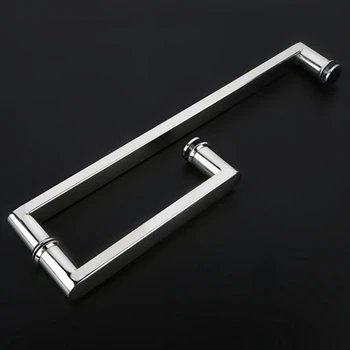 Double 304 Stainless Steel Double Shower Glass Door Handle L-Shaped Shower Room Bathroom Push Sliding Door Handle 185mm 385mm
Double 304 Stainless Steel Double Shower Glass Door Handle L-Shaped Shower Room Bathroom Push Sliding Door Handle 185mm 385mm