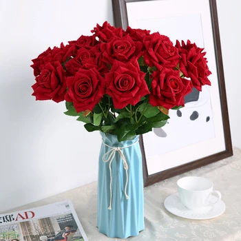Artificial flower modern Ceramic vase Rose Fake flower Suit Home living room table decoration Artificial plants Flower vase
Artificial flower modern Ceramic vase Rose Fake flower Suit Home living room table decoration Artificial plants Flower vase