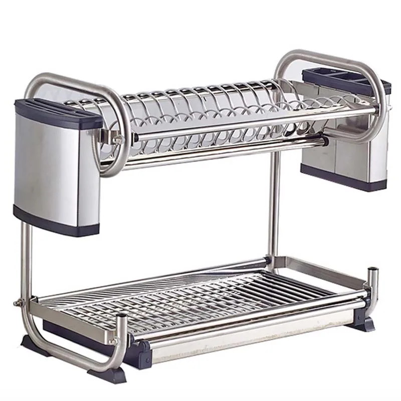 304 Stainless Steel Dish Rack, Kitchen Shelf Holder, Kitchen Shelf Storage Both Hang Wall And Floor Type
304 Stainless Steel Dish Rack, Kitchen Shelf Holder, Kitchen Shelf Storage Both Hang Wall And Floor Type