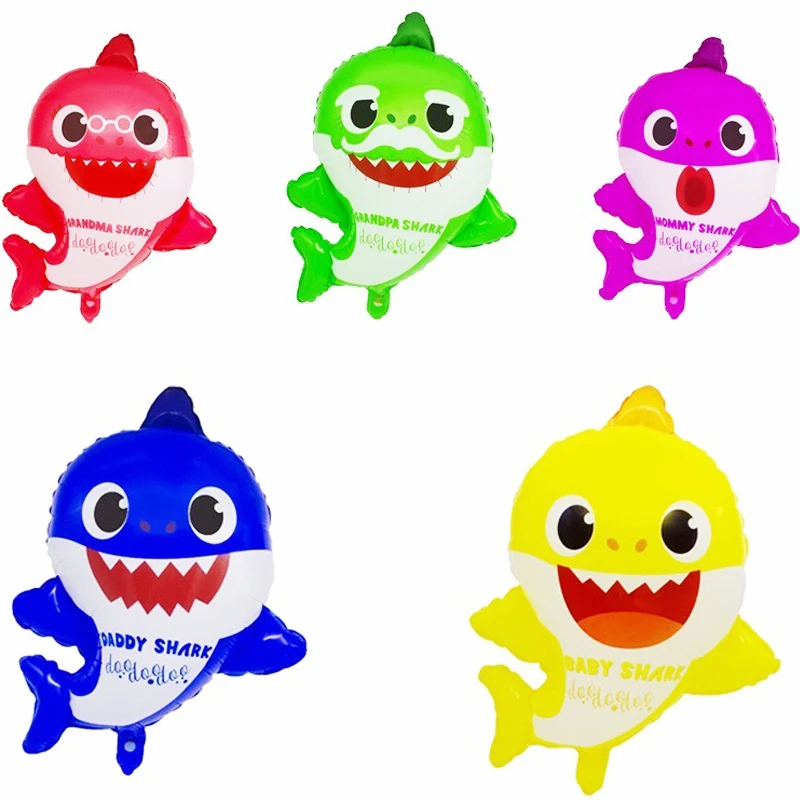 1pc Large shark Family Foil Balloons Birthday Party Decorations Kids Globos Children's Day Gift Toy Baby shower Boy And Girl
1pc Large shark Family Foil Balloons Birthday Party Decorations Kids Globos Children's Day Gift Toy Baby shower Boy And Girl