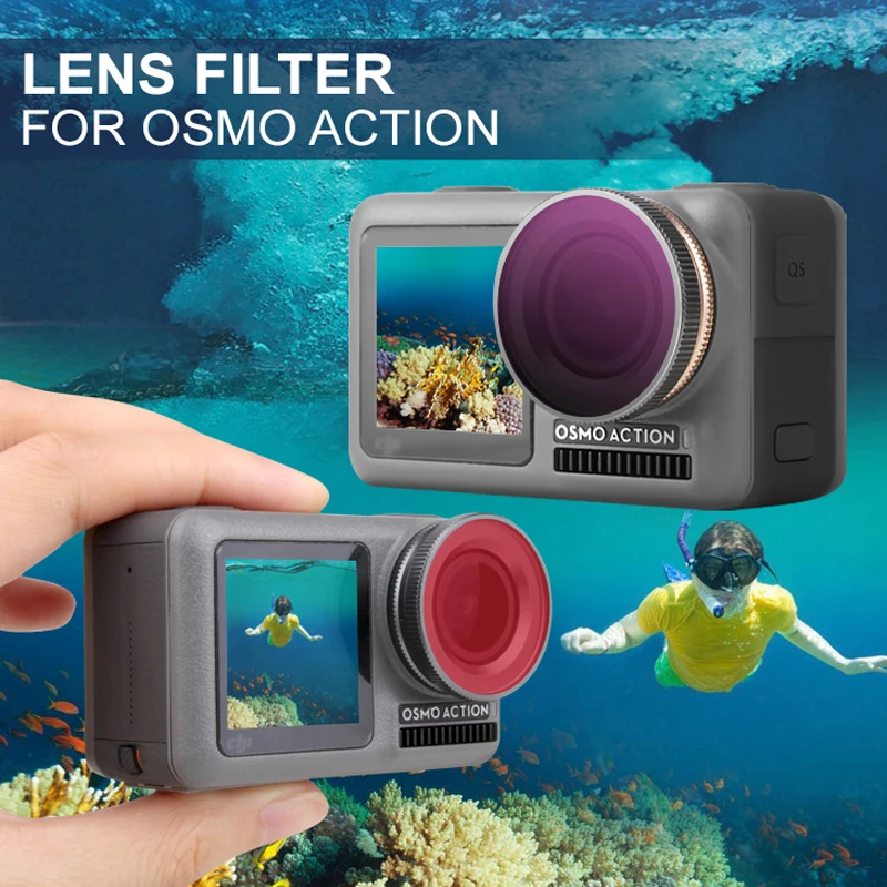 Dive Filter Diving underwater photography Red Purple Filters for DJI OSMO ACTION motion sport camera Accessories
Dive Filter Diving underwater photography Red Purple Filters for DJI OSMO ACTION motion sport camera Accessories