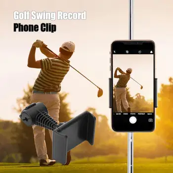 Golf Swing Record Phone Holder Cell Phone Clip Stand Bracket Support for Alignment Stick 360 Degree Rotatable Holder
Golf Swing Record Phone Holder Cell Phone Clip Stand Bracket Support for Alignment Stick 360 Degree Rotatable Holder