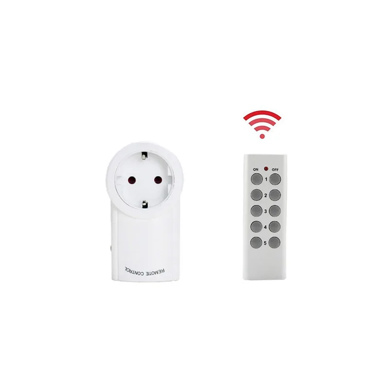 EU Plug Wireless Remote Control Power Outlet Light Switch Socket Remote EU Plug Newest
EU Plug Wireless Remote Control Power Outlet Light Switch Socket Remote EU Plug Newest