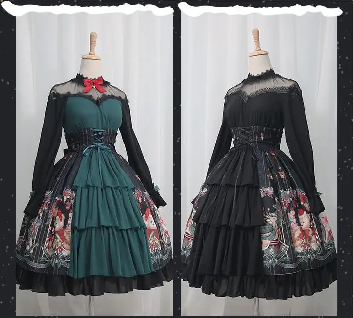 Original sweet lolita dress vintage palace lace bowknot cute printing cardigan victorian dress kawaii girl gothic lolita op loli
Original sweet lolita dress vintage palace lace bowknot cute printing cardigan victorian dress kawaii girl gothic lolita op loli