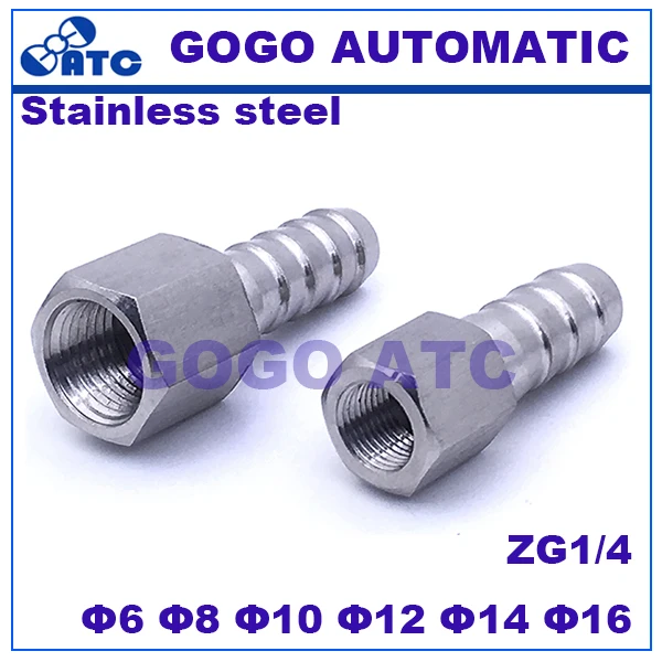 Quick coupler Pagoda joints ZG1/4'',O.D 6 8 10 12 14 16 mm hose tupe female thread stainless steel Hexagonal connector fitting
Quick coupler Pagoda joints ZG1/4'',O.D 6 8 10 12 14 16 mm hose tupe female thread stainless steel Hexagonal connector fitting