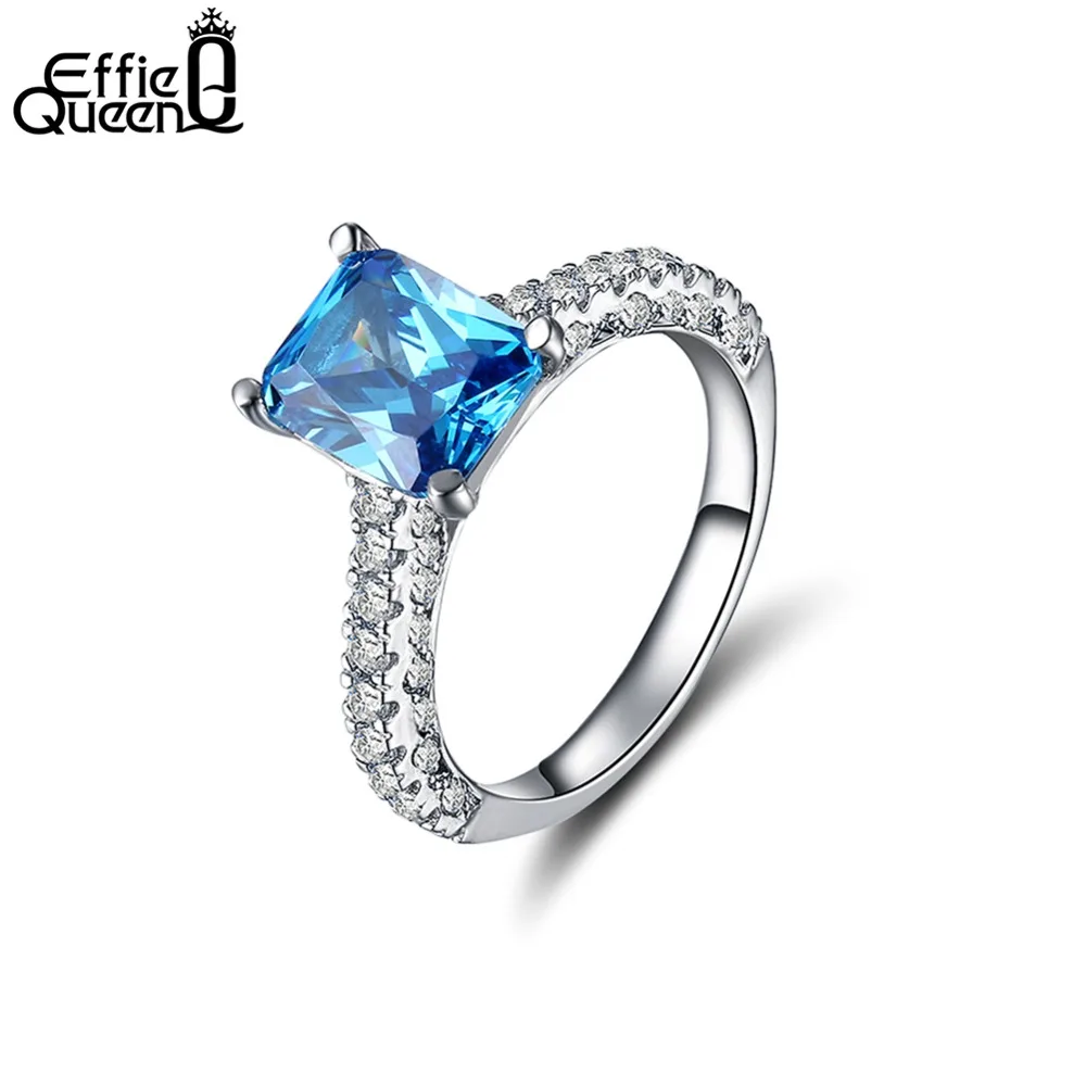 Effie Queen Fashionable Blue Cubic Zircon Women Wedding Ring Nice Engagement Proposal Ring Jewelry Best Gift DOR139
Effie Queen Fashionable Blue Cubic Zircon Women Wedding Ring Nice Engagement Proposal Ring Jewelry Best Gift DOR139
