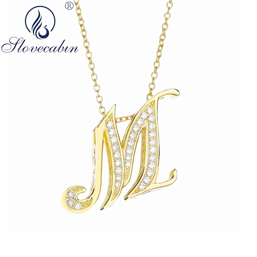 Slovecabin Original 925 Sterling Silver Lucky Letter M Pendant Necklaces For Women Japanese Engagement Luxury Silver 925 Jewelry
Slovecabin Original 925 Sterling Silver Lucky Letter M Pendant Necklaces For Women Japanese Engagement Luxury Silver 925 Jewelry