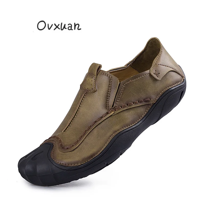 Ovxuan Leather Brown Shoes Men Camping touring shoes Waterproof Mens casual shoes hot sale Comfortable gommino driving shoes
Ovxuan Leather Brown Shoes Men Camping touring shoes Waterproof Mens casual shoes hot sale Comfortable gommino driving shoes