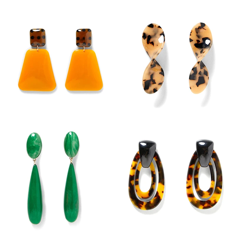 JUJIA Vintage Charm Resin Acrylic Drop Earrings Geometric Dangle Earrings For Women za Jewelry Accessories
JUJIA Vintage Charm Resin Acrylic Drop Earrings Geometric Dangle Earrings For Women za Jewelry Accessories