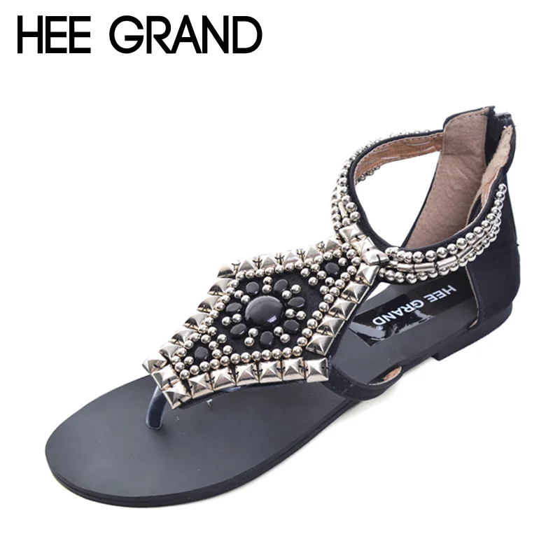 HEE GRAND Platform Gladiator Sandals Summer Bohemia Flip Flops 2017 Beaded Shoes Woman Vinatge Rhinestone Zip Flats XWZ2163
HEE GRAND Platform Gladiator Sandals Summer Bohemia Flip Flops 2017 Beaded Shoes Woman Vinatge Rhinestone Zip Flats XWZ2163