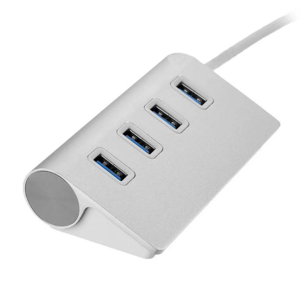 

Aluminum Alloy Super Speed 5Gbps USB 3.0 4-Port HUB Switches Spilitter Adapter Connector Extender Convertor Novel Design