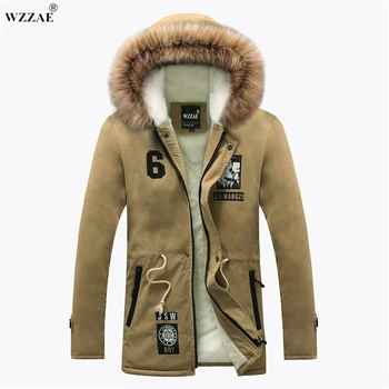 WZZAE 2018 Winter New Style Warm Men's Jacket Parka Thick Warm Fur Collar Long Cotton Jacket Men Comfortable Cotton Hooded Parka
WZZAE 2018 Winter New Style Warm Men's Jacket Parka Thick Warm Fur Collar Long Cotton Jacket Men Comfortable Cotton Hooded Parka