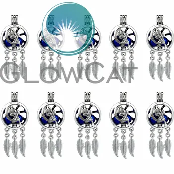 10X K761 Dream Catcher Moon Angel Beads Cage Locket Pendant Essential Oil Diffuser Stone Pearl Cage Jewelry Making
10X K761 Dream Catcher Moon Angel Beads Cage Locket Pendant Essential Oil Diffuser Stone Pearl Cage Jewelry Making