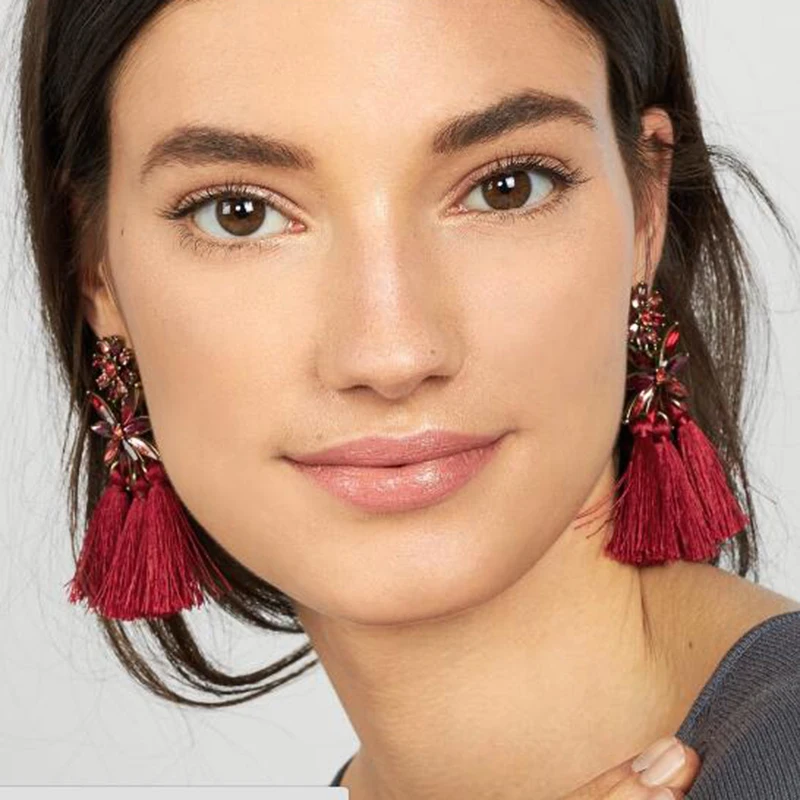 Best lady New Trendy 7 Colors Bohemian Tassel Earrings Fashion Jewelry Wedding Elegant Drop Dangle Earrings for Women Wholesale
Best lady New Trendy 7 Colors Bohemian Tassel Earrings Fashion Jewelry Wedding Elegant Drop Dangle Earrings for Women Wholesale
