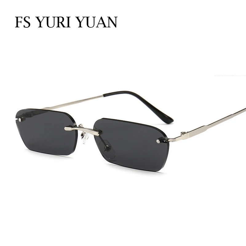 FS YURI YUAN Rectangle Rimless Sunglasses Women Men Fashion Small Frame Fashion Sun Glasses Male Unisex Cool Glasses UV400 5509
FS YURI YUAN Rectangle Rimless Sunglasses Women Men Fashion Small Frame Fashion Sun Glasses Male Unisex Cool Glasses UV400 5509