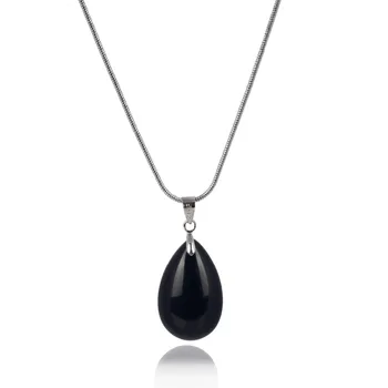 Opalite Labradorite Black obsidian Natural stone Water Drop Pendant Necklace Healing Chakra Reiki Fashion Jewelry Free Pouch
Opalite Labradorite Black obsidian Natural stone Water Drop Pendant Necklace Healing Chakra Reiki Fashion Jewelry Free Pouch
