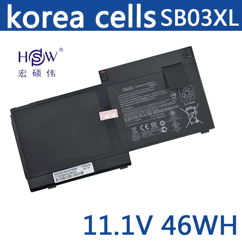 Original 46wh 11.25V SB03XL Battery E7U25ET F6B38PA HSTNNIB4T HSTNN-LB4T SB03046XL SB03XL For EliteBook 820 SB03XL E7U25ET
Original 46wh 11.25V SB03XL Battery E7U25ET F6B38PA HSTNNIB4T HSTNN-LB4T SB03046XL SB03XL For EliteBook 820 SB03XL E7U25ET