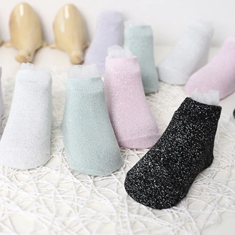 Children Socks Girls Cotton Gold Silver Flashing Socks Sweet Net Yarn Lace Socks 0-3T
Children Socks Girls Cotton Gold Silver Flashing Socks Sweet Net Yarn Lace Socks 0-3T