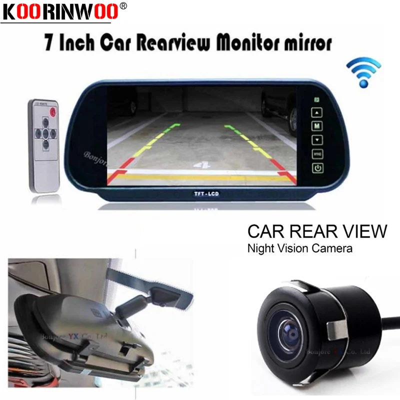 Koorinwoo Car detector 7 TFT LCD 800*480 Car Monitor Display Parking Car Rear View Camera Reversing Waterproof Blind Safe System
Koorinwoo Car detector 7 TFT LCD 800*480 Car Monitor Display Parking Car Rear View Camera Reversing Waterproof Blind Safe System