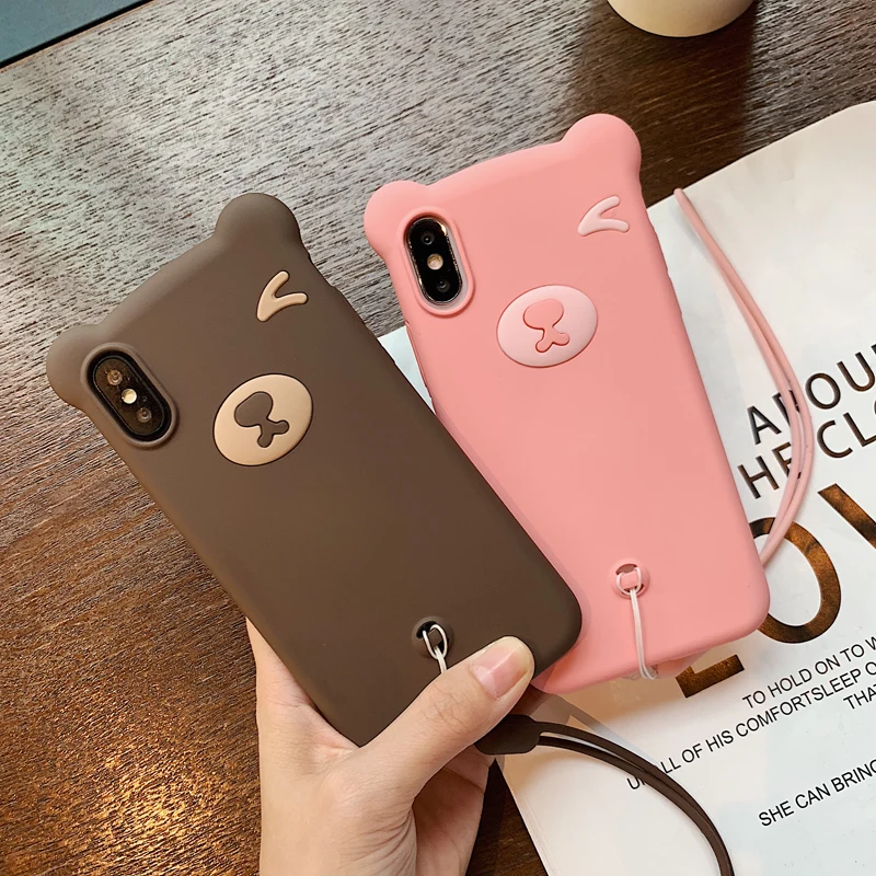 For iphone XSmax 3D dog shockproof case For iPhone XR silicon case for iphone XS 8plus 7 6 6S plus 8 soft phone case + strap
For iphone XSmax 3D dog shockproof case For iPhone XR silicon case for iphone XS 8plus 7 6 6S plus 8 soft phone case + strap