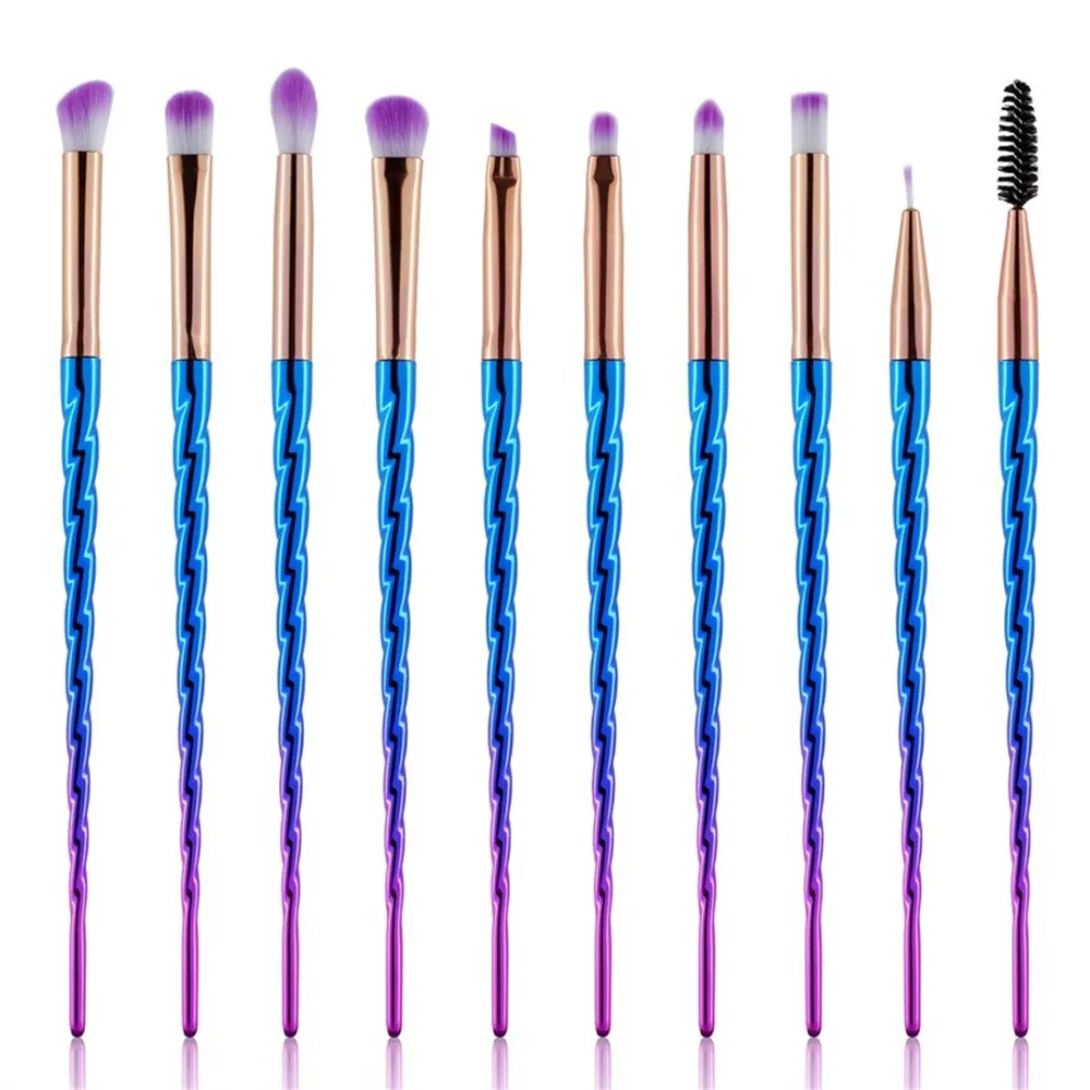 10 PCS Makeup Brushes Set Powder Foundation Eyeshadow Cosmetic Spiral Brush New G409
10 PCS Makeup Brushes Set Powder Foundation Eyeshadow Cosmetic Spiral Brush New G409