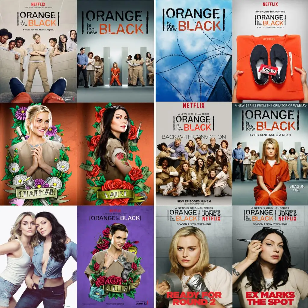 Orange is the New Black Posters White Coated Paper Vivid Color Prints Wall Stickers Home Decoration free shipping
Orange is the New Black Posters White Coated Paper Vivid Color Prints Wall Stickers Home Decoration free shipping