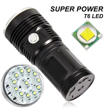 High Power LED Flashlight 3800LM min 3 to 18 T6 LED Torch Light Tactical Flashlight 3 Mode Linterna Led Outdoor Light By 4*18650
High Power LED Flashlight 3800LM min 3 to 18 T6 LED Torch Light Tactical Flashlight 3 Mode Linterna Led Outdoor Light By 4*18650