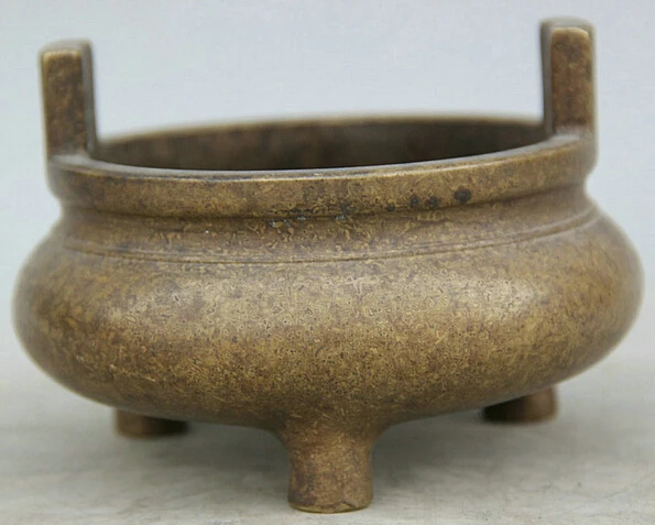 524 5" Ancient Marked Chinese dynasty Bronze circular handle Incense Burner Censer Discount 35%
524 5" Ancient Marked Chinese dynasty Bronze circular handle Incense Burner Censer Discount 35%