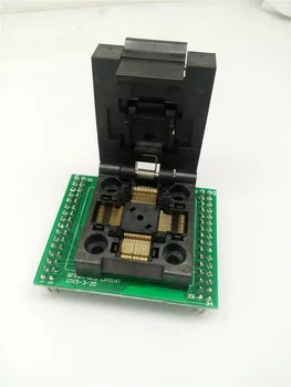 QFP64 TQFP64 LQFP64 Clamshell Programming Socket Pin Pitch 0.5mm FPQ-64-0.5-06 Test Socket Programmer Adapter Burn in Socket ALL