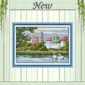 Swan lake Europe Scenery,Pattern Counted printed on the canvas DMC 14CT 11CT NKF Cross Stitch DIY Needlework kits Embroidery Set
Swan lake Europe Scenery,Pattern Counted printed on the canvas DMC 14CT 11CT NKF Cross Stitch DIY Needlework kits Embroidery Set